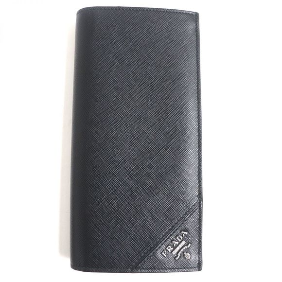 Prada Prada 2MV341 Cypherno Leather Bi-fold Wallet Leather Long Wallet 2MV341